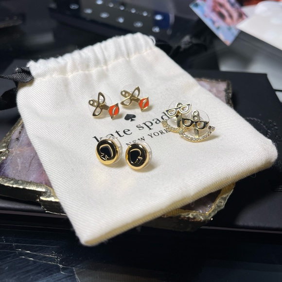 Set of 3 Kate Spade earrings. - Picture 2 of 2